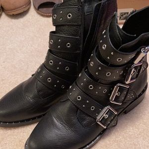 Rebecca Minkoff buckle boots size 9.5